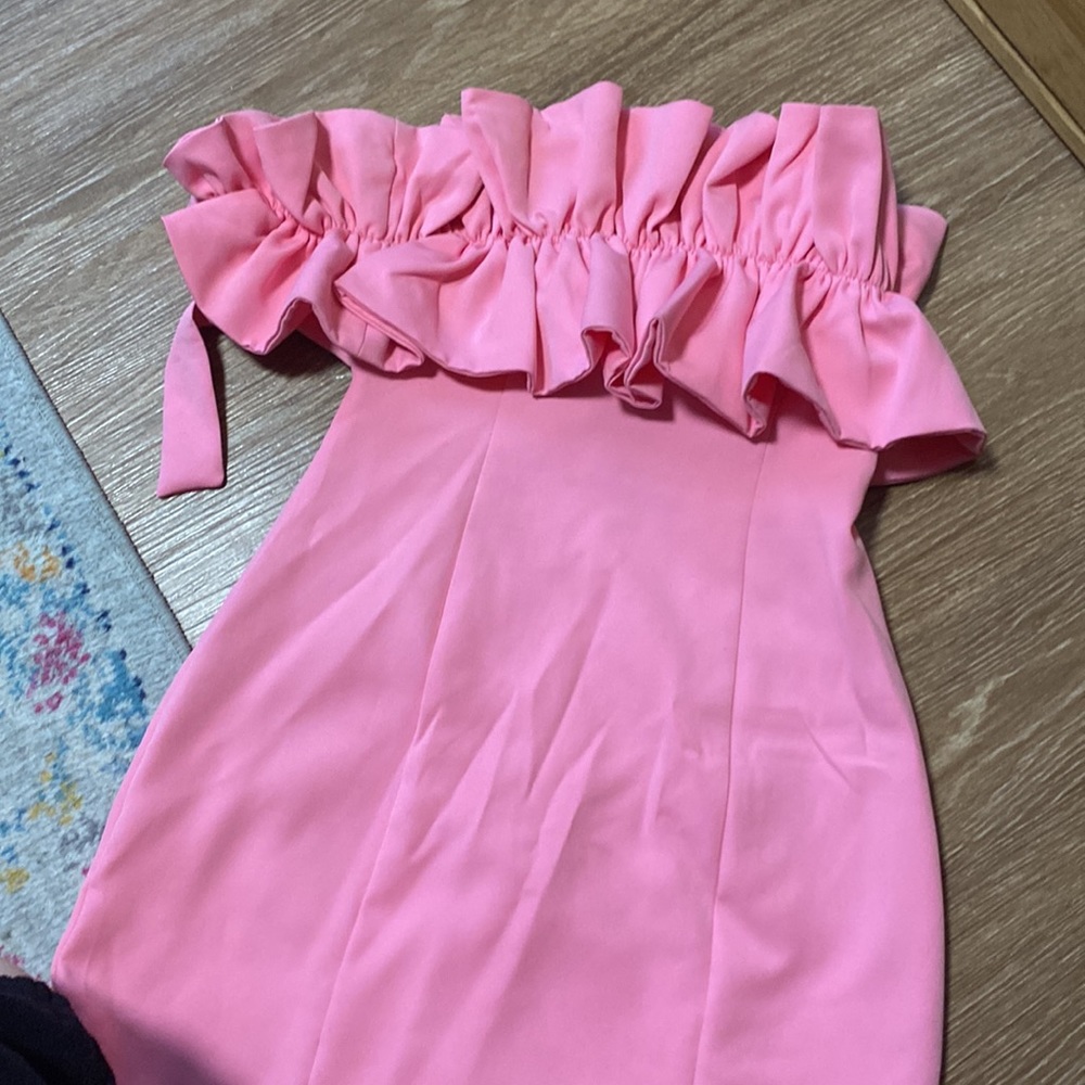 Pink Ruffled Top Dress - Picture 3 of 3
